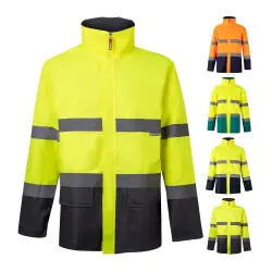 VL THEMIS LARGE. Tvåfärgad parkas (190g/m²), i polyester (100%), med PU-beläggning Rea