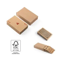 FISCHER. Kortlek med 54 klassiska kort i kraftpapper, av FSC?-certifierat material och andra kontrol Outlet