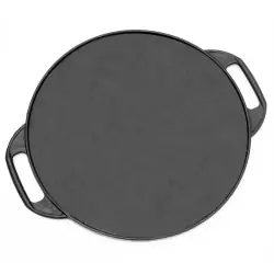 Rabatt Cast Iron Grill Pan Ø 42 cm Black 42 cm
