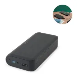 BECKER 20. 20 000 mAh powerbank i återvunnen ABS (100 % rABS) med 15 W supersnabb trådlös laddare Rabatt