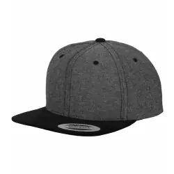 Chambray-Suede Snapback Nedsatt pris