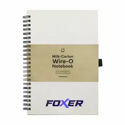 Säker betalning Milk-Carton Wire-O Notebook A5 anteckningsbok