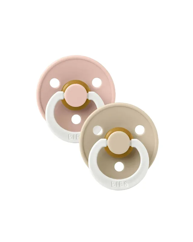 Billig BIBS Colour GLOW Nappar 2-pack Blush/Vanilla
