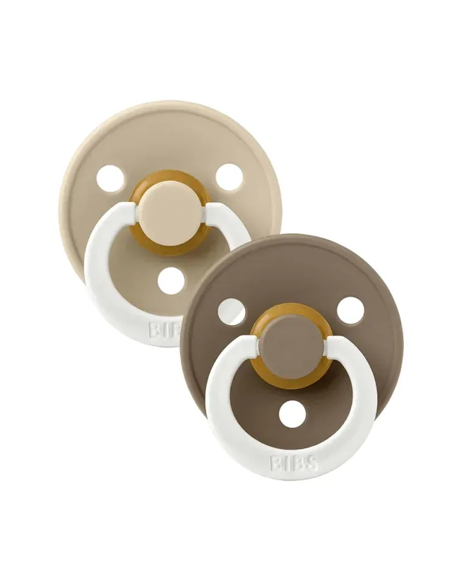 BIBS GLOW Nappar 2-pack Vanilla/Dark Oak Begränsat erbjudande
