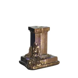 Premium Kosta Boda Rocky Baroque ljusstake glossy glaze 150mm