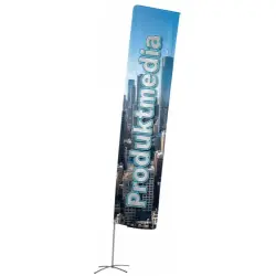 Populärt val Beachflagga Rektangulär