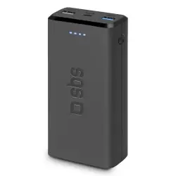 Begränsad tid SBS Powerbank 20.000 mAh. Svart