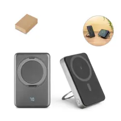 Lågt pris WARSHEL 10. 10 000 mAh magnetisk powerbank med 15 W supersnabb trådlös laddare i återvunnen ABS (100