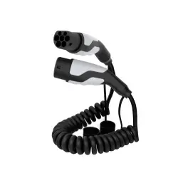 Sinox EV-laddningsspiralkabel Mode 3. 16A 3 faser. 5m. Svart Erbjudande