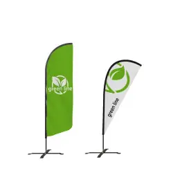 Beachflagga X-small (rPET) Populärt val