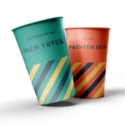 Pappersmugg med tryck Bästa pris