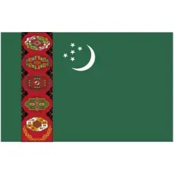 Köp nu Flagga Turkmenistan