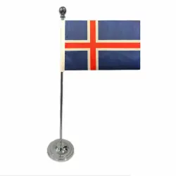Bordsflagga Island Populärt val