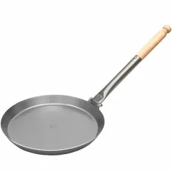 Stabilotherm Jägarstekpanna XL S4, 28cm fällbart handtag med trä Erbjudandepris