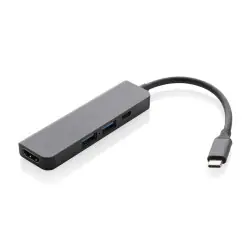 Billigare Terra hub med HDMI input i RCS återvunnen aluminium