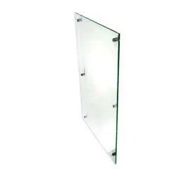 8mm Glasskylt med 6st distanser Snabb frakt