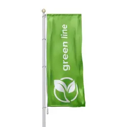Nyhet Flagga stående 150x400 cm (160g rPET-Pro)