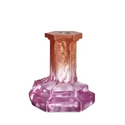 Kosta Boda Rocky Baroque ljusstake spicy rose 175mm Fynd