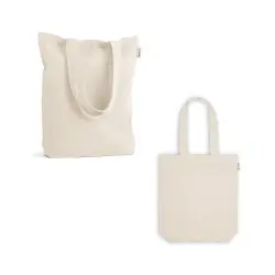 Begränsad tid GIRONA. Väska i bomull (50%), återvunnen bomull (30%) och polyester (20% rPET) (220 g/ m²)