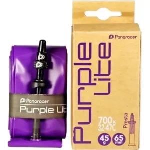 Begränsat erbjudande Cykelslang Panaracer PURPLE LITE TPU-slang 65mm Presta 622-32