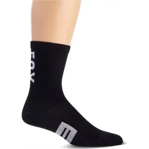 Snabb frakt Cykelstrumpor Fox 6" Flexair Merino Black