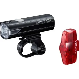Kundfavorit Belysningsset Cateye Ampp400S&Viz100 (USB-C)
