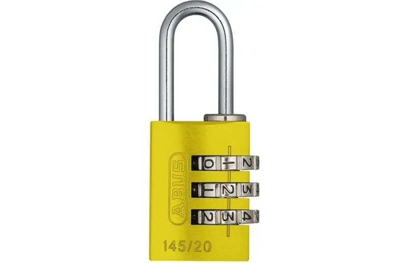 Populärt val Hänglås ABUS 145/20 Yellow