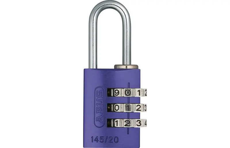 Snabb leverans Hänglås ABUS 145/20 Purple