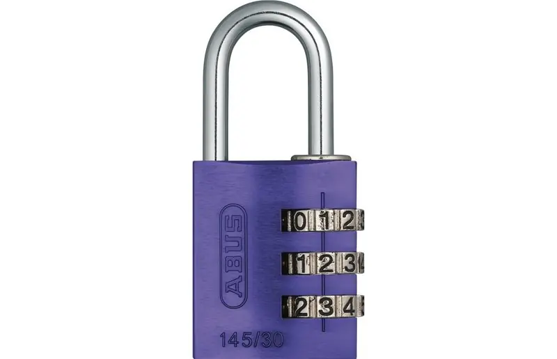 Säker betalning Hänglås ABUS 145/30 Purple