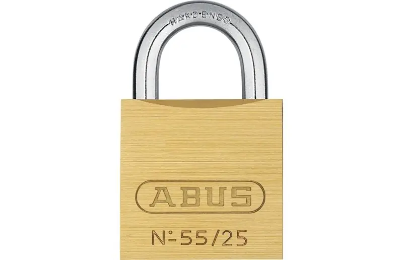 Hänglås ABUS 55/25 Brass Snabb frakt