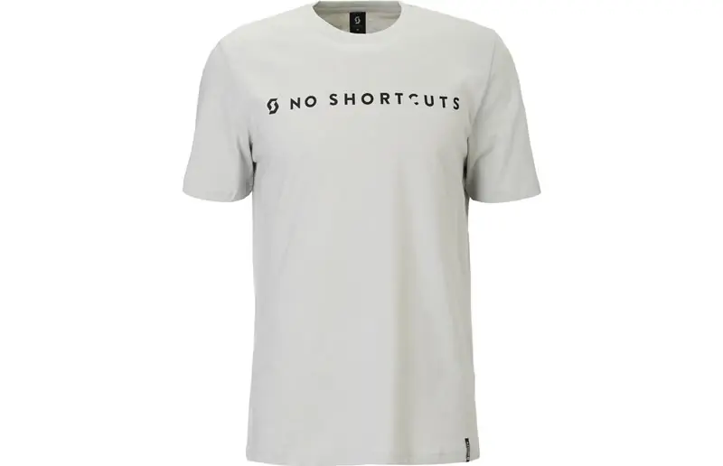 Fritidströja Scott Tee No Shortcuts SS M's Spray Grey Begränsad tid