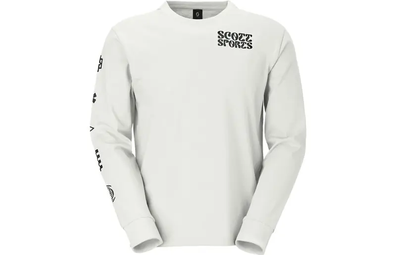 Fritidströja Scott Tee Graphic LS White Säker betalning