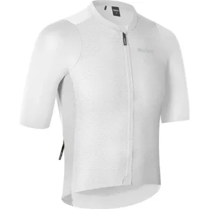 Cykeltröja GripGrab PACR Lightweight Short Sleeve White Kundfavorit