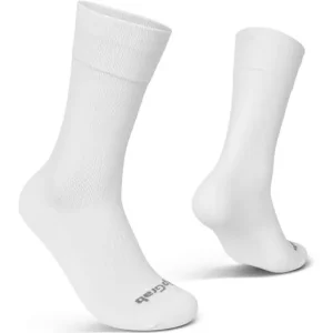 Cykelstrumpor GripGrab EXPLR High Cut Socks White Extra rabatt