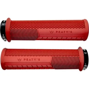 Cykelhandtag Peaty'S Monarch Knurl Thick Red Reapris