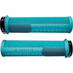 Cykelhandtag Peaty'S Monarch Knurl Thin Turqoise Begränsat antal