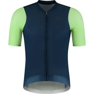 Beställ nu Cykeltröja Rogelli Fast Jersey S/S Men Blue/Lime