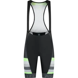 Beställ nu Cykelbyxor Rogelli Hero II Bib Short Black/Grey/Lime