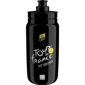 Cykelflaska Elite Fly Teams 2026 Tour de France Black Map 550ml Köp online