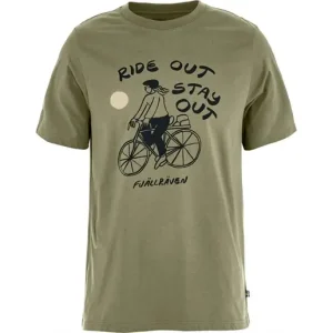 Cykeltröja Fjällräven Hoja Iväg T-shirt M Green Billig